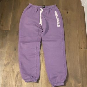 Purple Muskoka Bear Wear sweat pants size S